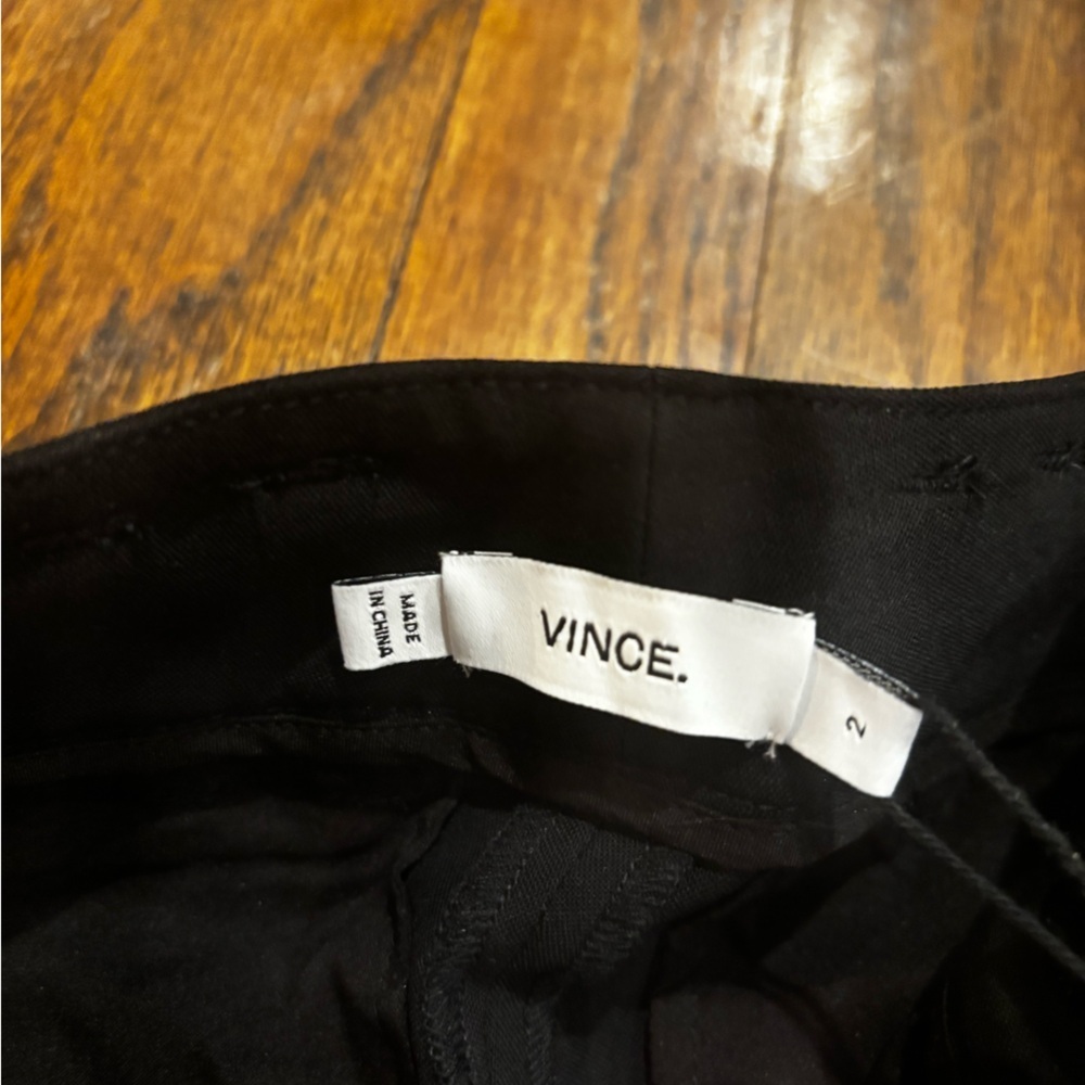 Vince Wool Stretch Jogger Ribbed Cuff Trousers NWT size 2 - Picture 6 of 6
